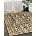 thumbnail image 2 of Ahgly Company Indoor Square Traditional Coffee Brown Persian Area Rugs, 8' Square, 2 of 6