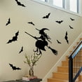 thumbnail image 4 of Wall Stickers,Halloween Witch Sticker Detachable Interior Sticker Halloween Decoration Custom Stickers, 4 of 8