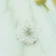thumbnail image 6 of Cheers.US 6Pcs Alloy Napkin Rings, Hollow Out Flower Napkin Ring Holders for Wedding Party Holiday Banquet Dinner Delicate Napkin Rings Decor Favor, 6 of 6