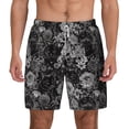 thumbnail image 2 of Goofa Rose Flowers Printed Men's Swim Trunks Board Shorts Quick Dry Mens Swimming Trunks with Compression Liner,Breathable Fit Hawaii Beach Shorts-3X-Large, 2 of 9
