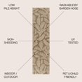 thumbnail image 2 of Alfombra Runner JONATHAN Y Nevis Palm Frond para interior/exterior 2x8, 2 of 6