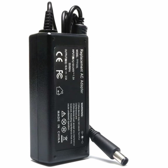 18.5V 3.5A 65W AC Adapter Power Charger For HP Pavilion DV6 DV5 DV7 Series EliteBook Notebook / Compaq Presario Laptop with 6Ft Power Cord(Connector size: 7.4mm x 5.0mm)