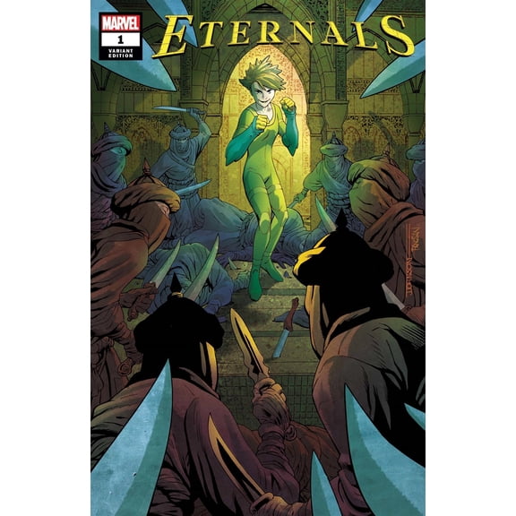 Collectible Eternals #1 Jeff Johnson Var Marvel Comics Comic Book