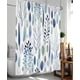 thumbnail image 1 of Cortinas de ducha Cortina de ducha floral Cortina de ducha de hojas Plantas Cortina de ducha tropical, Cortinas de ducha de tela impermeable para baño con 12 ganchos de plástico Xemadio CZJJ-XM99-5, 1 of 7