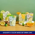 thumbnail image 3 of 100 Pack Plastic Cups, Disposable Party Cups in Assorted Colors, Plastic Glasses Suitable for Wedding, Thanksgiving Day, Christmas Party, 3 of 4