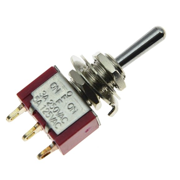 SALECOM 5pcs SPDT 3 Way ON Off ON Guitar Mini Toggle Switch Car/Boat Switches