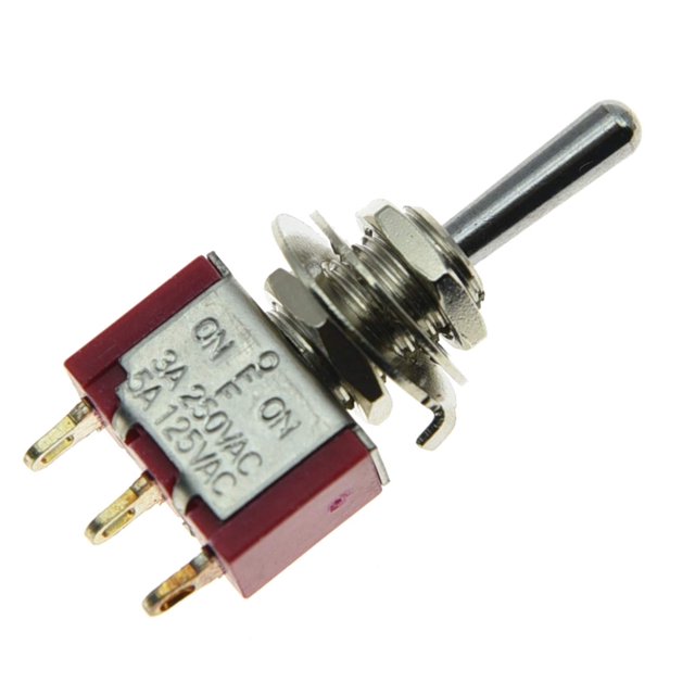 SALECOM 5pcs SPDT 3 Way ON Off ON Guitar Mini Toggle Switch Car/Boat Switches