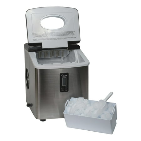 Chard Ice Maker with Digital Timer Stainless Steel Body