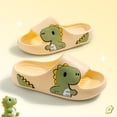 thumbnail image 5 of Rotm Slides for Kids Toddler Slides Slipper Unisex Child Boys Girls Slide Sandals for Kids Flip Flops Compfy Shower Slippers Beach Garden Shoes Yellow,2.5, 5 of 7