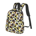 thumbnail image 2 of Daiia Black Cow Sunflowers School Backpack for Men and Women Lightweight Backpack Durable Backpack Water-Resistant,Travel,Work Bag, 2 of 9