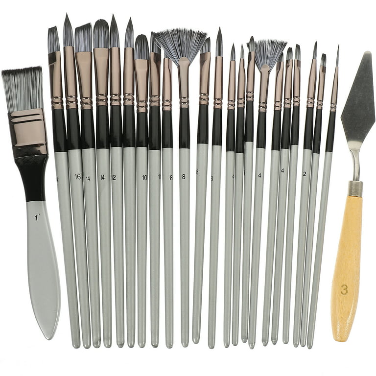 1 Set Painting Brushes Oil Paint Brushes Artist Paint Brushes Watercolor  Painting Brushes Drawing Brushes 