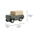 thumbnail image 3 of PlanToys® Grey Wagon Wooden Montessori Pull Along Toy | Early Movement, Balance and Practical Life Exploration | Eco Friendly Wagon for Indoor and Outdoor Play, 3 of 3