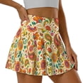 thumbnail image 3 of Uorisango Boho Paisley Flower Golf Skorts for Woman Versatile Women's Active Performance Skort with Pockets Fashion Running Sports Pickleball Skirt for Women, 3 of 7