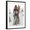 Black Frame, variant on Art.com Husky Skiing Art Print by Fab Funky, 12" x 16"