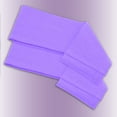thumbnail image 3 of Men's Cotton Headband Sweatband 2-Pack 3" Wide Size Large Yoga Sports Fitness Made in USA Purple Light, 3 of 5