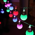 thumbnail image 1 of LINLIN Solar Outdoor Bulb String Lights, 5m 20LED Festoon Bulb String Light Globe Light Bulb Fairy Lights Waterproof for Garden Indoor, 1 of 8