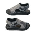 thumbnail image 3 of WUANDIXFA Camo Sandals for Boys Breathable Stylish Toddler Boys Water Shoes (Grey, 1), 3 of 5