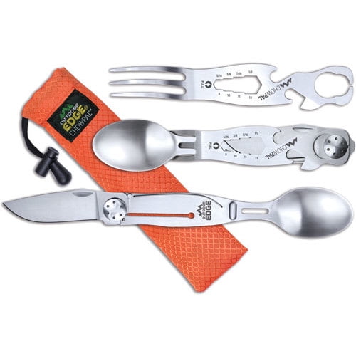 OUTDOOR EDGE CPL10C OUTDOOR EDGE CHOWPAL MEALTIME MULTITOOL W/KNIFE & ORNG POUCH