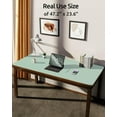 thumbnail image 3 of MaxxMarket Leather Desk Protector, Office Mat, Large Mouse Mat, Non-Slip PU Leather Blotter, Laptop Desk Pad, Waterproof Writing Pad for Office and Home (Pale Green, 47.2" x 23.6"), 3 of 19