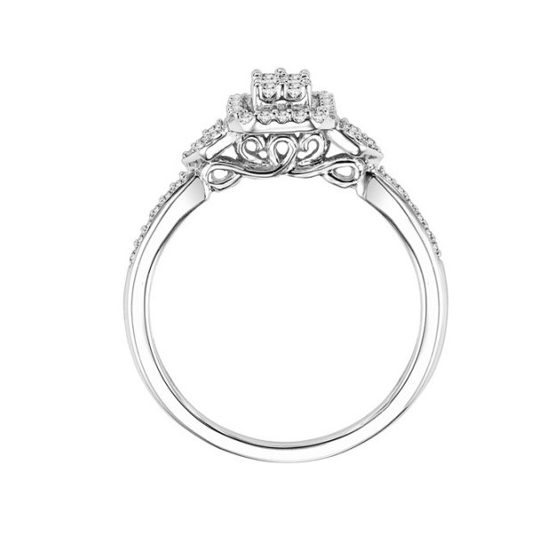 Keepsake Attraction 1/4 Carat T.W. Certified Diamond 10kt White Gold