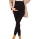 thumbnail image 1 of ShomPort Maternity Winter Warm Fleece Lined Stirrup Leggings Thick Thermal Tights Pants High Waisted Yoga Pants Cold Weather, 1 of 5