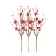 thumbnail image 4 of 3 piezas de palitos de bayas artificiales con forma de corazón, decoración ligera, regalos florales artificiales corazon rojo, 4 of 9