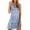 Blue, variant on Otvok Ladies Casual Sexy Round Neck Print Dresses Summer Sleeveless Pullover Dress