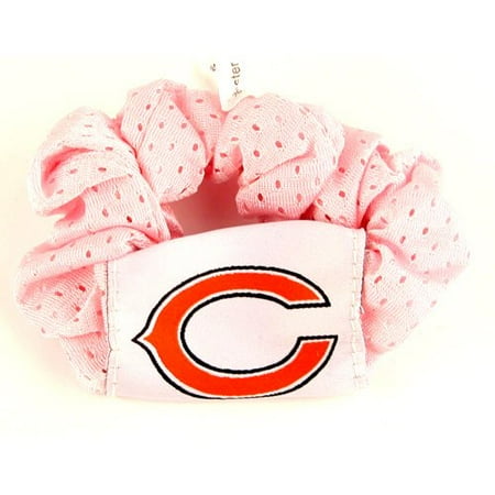 Chicago Bears Pink Hair Twist Ponytail Holder