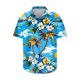 thumbnail image 4 of Blusa y camisa de manga corta con cuello vuelto para hombre, blusa informal de moda con botones y manga corta para hombre, 4 of 5