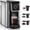 Black, variant on Jesslyn 3 in 1 Single Serve Coffee Maker: Coffee Machine Compatible with K Cup Capsules & Grounds, Instant Coffee Pot, Tea Maker Brewer - Removable 50 oz Water Reservoir, 120V 1150W, Black