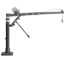 Stark USA Receiver Hitch Mounted Hydraulic Pickup Truck Crane, 1100LB Capacity, 360° Swivel, Four Boom Capacities of 500LB, 600LB, 700LB & 1100LB