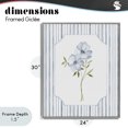 thumbnail image 4 of Stupell Industries Cottage Blooms And Stripes Gray Framed Giclee Art, 24 x 30, by Tava Studios, 4 of 8