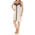 thumbnail image 3 of SANCTUARY $119 Womens New 1510 Ivory Textured V Neck Shift Dress XL B+B, 3 of 4