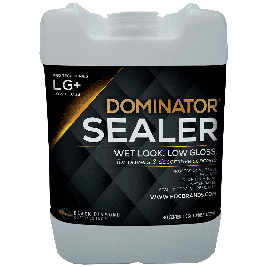 5 Gallon DOMINATOR LG+, Low Gloss Paver Sealer (Wet Look), Commercial