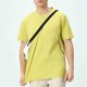 thumbnail image 4 of Camisetas de manga corta y cuello redondo para hombre, camisetas de entrenamiento, fitness, transpirables, elásticas, de color liso, para exteriores, de poliéster., 4 of 7