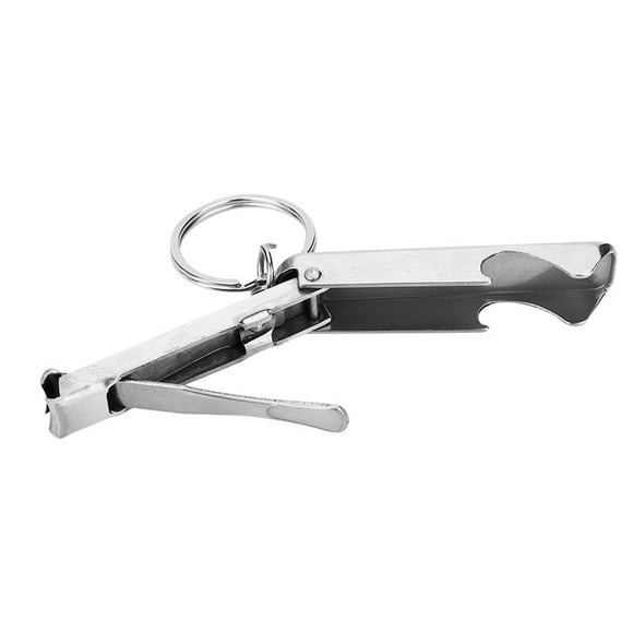 Kay Ring Bottle Opener,2 in 1 Mini Nail Cutter Nail Clippers High-Intensity Output