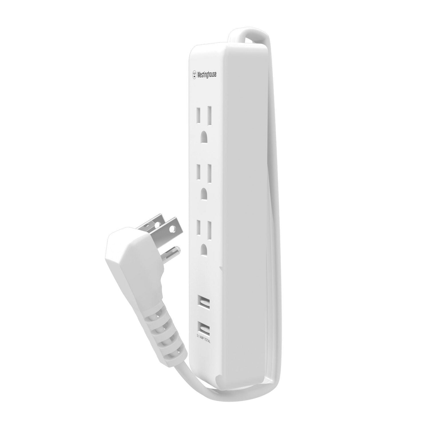 Westinghouse 3-Outlet USB Travel Powerstrip
