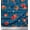 Blue, variant on Soimoi Cotton Duck Fabric Check,Leaves & Rose Flower Print Fabric by The Yard 42 Inch Wide