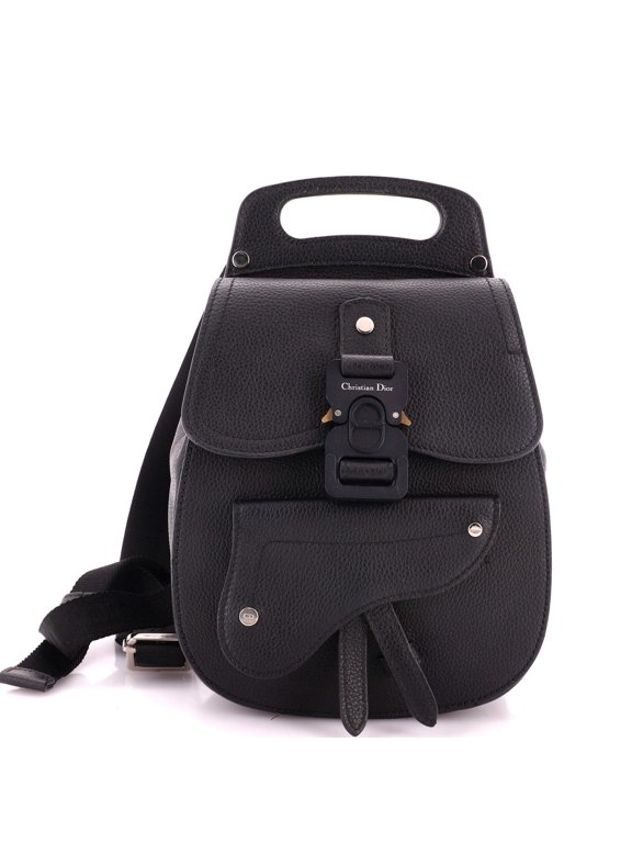 Pre-Owned Saddle Backpack Leather Mini By Rebag
