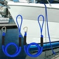 thumbnail image 2 of 2Pcs Boat Bungee Dock Line With Loop Boat Ropes For Docking Marine Dock Line Marine Dock Line Loop Rope Bungee Cord Tie Down ,Long Lasting, 2 of 2
