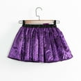 thumbnail image 5 of LIIPEE Girls Skirts Halloween Cartoon Cobweb Printed Tulle Ballet Dance Tutu Skirt Kids Trendy Indoor Outdoor Wear Skirt,Purple,9-11 Years, 5 of 5