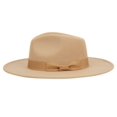 thumbnail image 3 of Wide Brim Women Men Rancher Fedora Hats Felt Panama Hats, 3 of 11