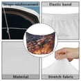 thumbnail image 7 of Uorisanigo Car Cover American Flag Flaming Eagle Comfortable Portable Hood Covers for Cars Washable Car Bonnet Banner for Most Automotive Sedans Trucks Pickup SUVs, 7 of 7