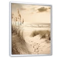 thumbnail image 2 of Designart "Beachside VI" Landscape & Nature Floater Framed Canvas Wall Art, 2 of 7