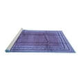 thumbnail image 2 of Ahgly Company Machine Washable Indoor Square Persian Blue Traditional Area Rugs, 6' Square, 2 of 4