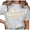 White-2, variant on Women's "Radical Women" Feminist Graphic T Shirt Lightning "Know Them Raise Them Be Them"Short Sleeve Round Neck Top White S-5XL
