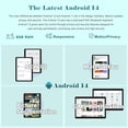 thumbnail image 5 of 10.1 Inch Android 12 Tablet, Newest 2 in 1 Tablets, 4GB RAM+64GB ROM Quad-Core Processor, 1280*800 FHD Tableta with Keyboard/Mouse/Case/Stylus/Tempered Film, 8MP Dual Camera 6000mAh Battery 10" Tab PC, 5 of 11