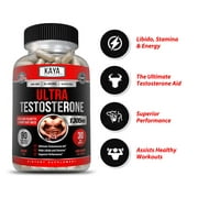 Kaya Naturals Ultra Testosterone 90Ct, Muscle & Testosterone Support, Bodybuilding - 1305mg