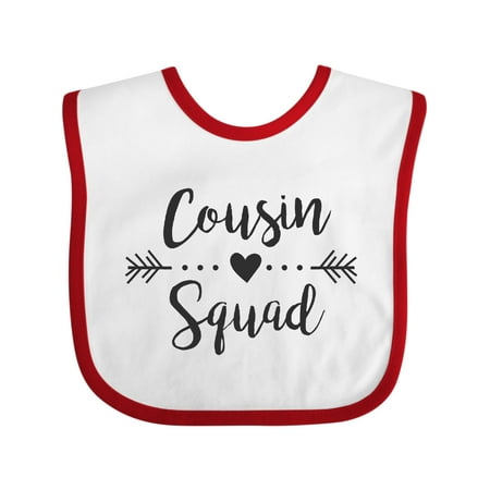 

Inktastic Cousin Squad Gift Baby Boy or Baby Girl Bib