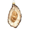 thumbnail image 1 of Opened Oyster Polish Glass Christmas Tree Ornament Food Decoration Made Poland, 1 of 3